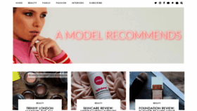 What Amodelrecommends.com website looked like in 2019 (5 years ago)