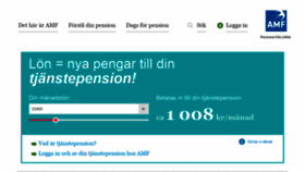 What Amf.se website looked like in 2019 (5 years ago)