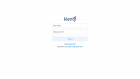 What App.klenty.com website looked like in 2019 (5 years ago)