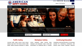 What Americansafetycouncil.com website looked like in 2019 (5 years ago)