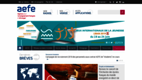 What Aefe.fr website looked like in 2019 (5 years ago)