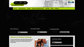 What Alghurairexchange.com website looked like in 2019 (5 years ago)