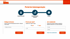 What Autonegociacao.bancobmg.com.br website looked like in 2019 (5 years ago)