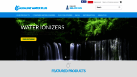 What Alkalinewaterplus.com website looked like in 2019 (5 years ago)