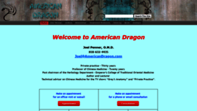 What Americandragon.com website looked like in 2019 (5 years ago)