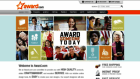 What Award.com website looked like in 2019 (5 years ago)