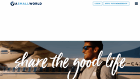 What Asmallworld.net website looked like in 2019 (5 years ago)