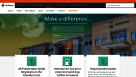 What Afriforum.co.za website looked like in 2019 (6 years ago)