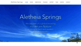 What Altheia.org website looked like in 2019 (5 years ago)