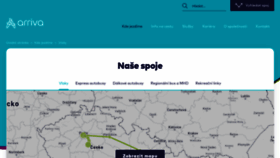 What Arriva-vlaky.cz website looked like in 2019 (5 years ago)