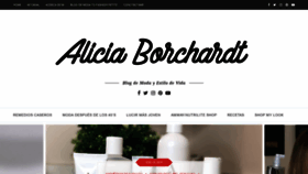 What Aliciaborchardt.com website looked like in 2019 (5 years ago)