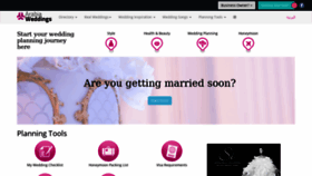 What Arabiaweddings.com website looked like in 2019 (5 years ago)