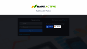 What App.rankactive.com website looked like in 2019 (5 years ago)