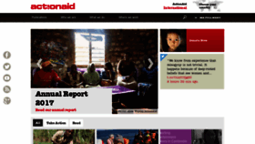 What Actionaid.org website looked like in 2019 (5 years ago)