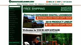 What Advantagelumber.com website looked like in 2019 (5 years ago)
