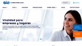 What Aguaeden.es website looked like in 2019 (5 years ago)