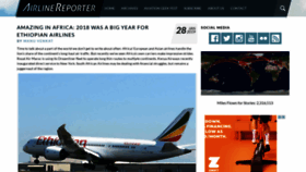 What Airlinereporter.com website looked like in 2019 (5 years ago)
