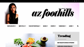 What Arizonafoothillsmagazine.com website looked like in 2019 (5 years ago)