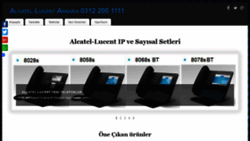 What Alcatel-ankara.com website looked like in 2019 (5 years ago)