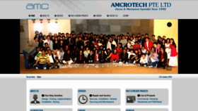 What Amcrotech.com website looked like in 2019 (5 years ago)