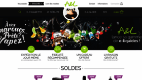 What Aromes-et-liquides.fr website looked like in 2019 (5 years ago)