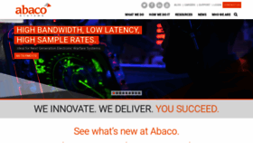 What Abaco.com website looked like in 2019 (5 years ago)