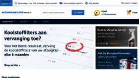 What Afzuigkapfilterwinkel.nl website looked like in 2019 (5 years ago)