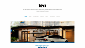 What Agencyten.com website looked like in 2019 (5 years ago)
