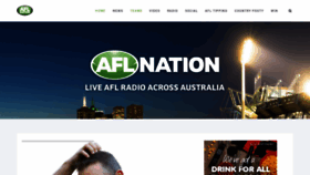 What Aflnation.com.au website looked like in 2019 (5 years ago)