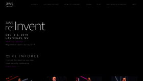 What Awsevents.com website looked like in 2019 (5 years ago)