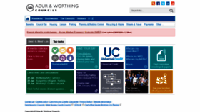 What Adur-worthing.gov.uk website looked like in 2019 (5 years ago)
