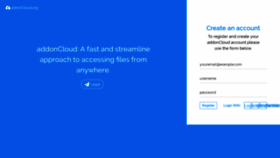 What Addoncloud.org website looked like in 2019 (6 years ago)