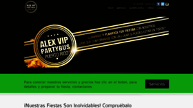 What Alexvippartybus.com website looked like in 2019 (5 years ago)