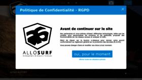 What Allosurf.net website looked like in 2019 (5 years ago)