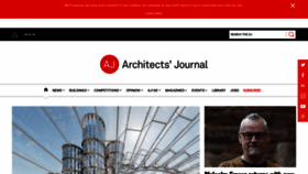 What Architectsjournal.co.uk website looked like in 2019 (5 years ago)