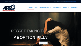 What Abortionpillreversal.com website looked like in 2019 (5 years ago)