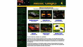What Aussiecoupes.com website looked like in 2019 (5 years ago)