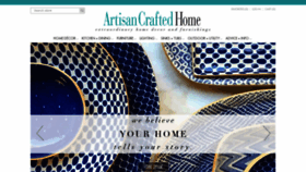 What Artisancraftedhome.com website looked like in 2019 (5 years ago)
