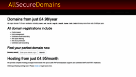 What Allsecuredomains.com website looked like in 2019 (5 years ago)