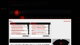 What Arenajunkies.com website looked like in 2019 (5 years ago)