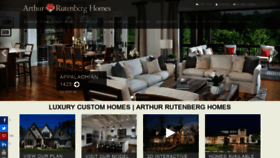 What Arthurrutenberghomes.com website looked like in 2019 (5 years ago)
