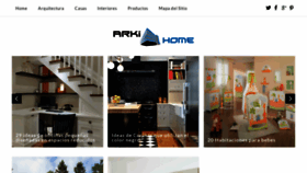 What Arkihome.com website looked like in 2019 (5 years ago)