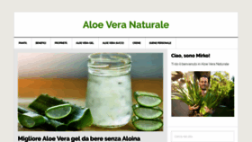 What Aloeveranaturale.it website looked like in 2019 (5 years ago)