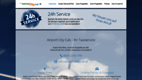 What Airportcitycab.at website looked like in 2019 (5 years ago)