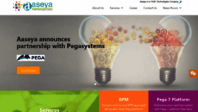 What Aaseya.com website looked like in 2019 (5 years ago)