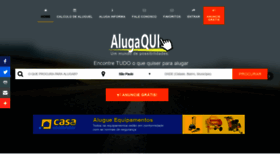 What Aluga.com.br website looked like in 2019 (6 years ago)