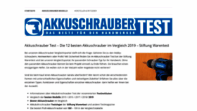 What Akkuschrauberverkauf.de website looked like in 2019 (5 years ago)