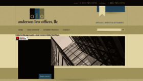 What Andersonlawoffices.net website looked like in 2019 (5 years ago)