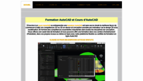 What Autocad-formation.com website looked like in 2019 (5 years ago)
