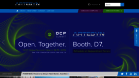 What Artesyn.com website looked like in 2019 (5 years ago)